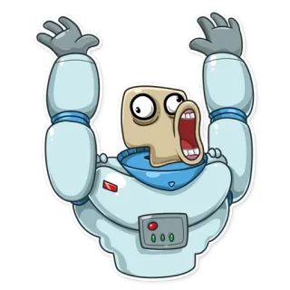 Lone Dead Spaceman telegram stickers