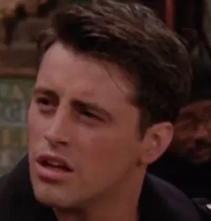 😐 Joey Tribbiani Friends joey, friends, tv show, character telegram sticker