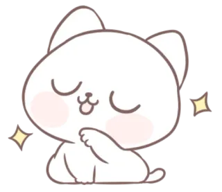 🐱 猫, 可爱, 卡哇伊, 闪光, 动物, 宠物, 小猫 telegram sticker