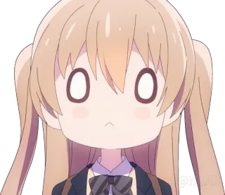🤨 Anime, Naklejka, Dziewczyna, Słodkie, Kreskówka whatsapp sticker