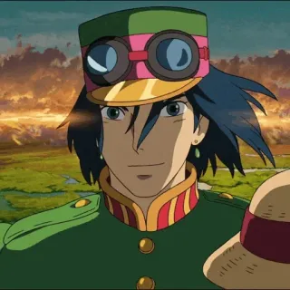 ⚜ Howl Howl's Moving Castle Anime, Fantasía, Personaje, Studio Ghibli telegram sticker