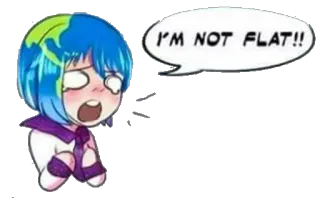 😪 I'M NOT FLAT!! terra, terra plana, globo, desenho animado, meme, engraçado telegram sticker
