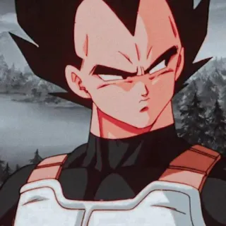 🎌 Vegeta Dragon Ball Z Vegeta, Dragon Ball Z, anime, character, saiyan, prince, powerful telegram sticker