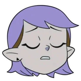 😔 Amity Blight The Owl House cartoon, animated, character, Amity Blight, The Owl House telegram sticker