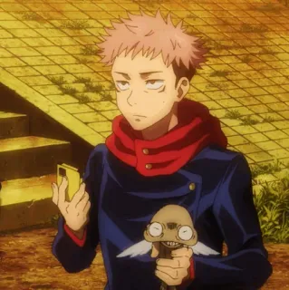 🎱 Yuji Itadori Jujutsu Kaisen Anime, Manga, Penyihir, Jujutsu Kaisen telegram sticker