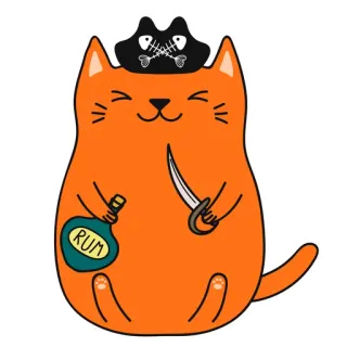 Cat @stickersb2b telegram stickers