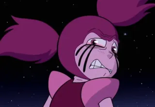 😠 Spinel Steven Universe Spinel, Steven Universe, cartoon, crying, character whatsapp sticker