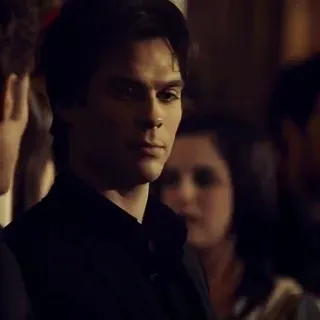 🍷 Damon Salvatore The Vampire Diaries vampiro, serie de TV, drama, sobrenatural telegram sticker