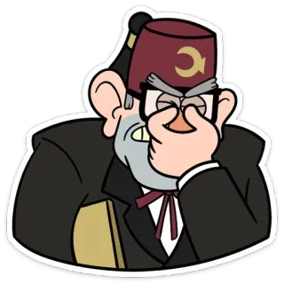 Дядя Стэн - Gravity Falls (@TgSticker) telegram stickers