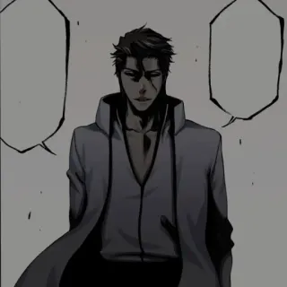 🧬 Aizen Sosuke Bleach Anime, Manga, Villano, Personaje, Aizen telegram sticker