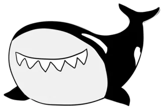 Жирная Косатка telegram stickers