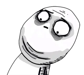 😮 meme, funny, expression, face whatsapp sticker