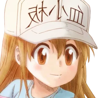 😊 棘小血 Anime, Personagem, Chapéu, Sorriso telegram sticker