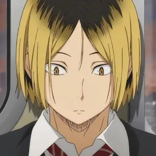 😐 Kenma Kozume Haikyuu!! kenma, haikyuu, anime, manga, charakter, kozume, kenma kozume telegram sticker