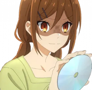 😈 Hori Horimiya Anime, Garota, Horimiya, Fofa, Mangá telegram sticker