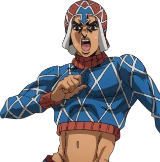 😲 Guido Mista JoJo's Bizarre Adventure Anime, Manga, Charakter, Jojo, Mista whatsapp sticker