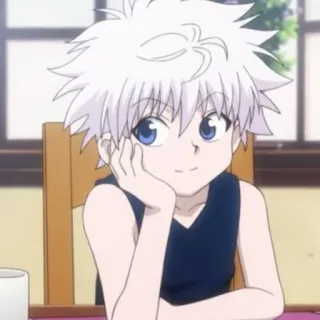 ⚡️ Killua Zoldyck Hunter x Hunter Аниме, Персонаж, Манга, Киллуа, Hunter x Hunter telegram sticker