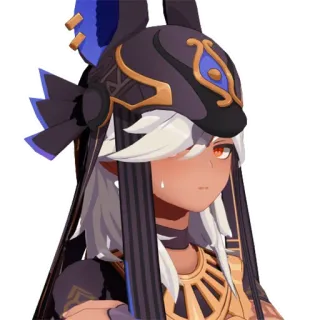 😑 Cyno Genshin Impact Cyno, Genshin Impact, personagem, video game, anime telegram sticker