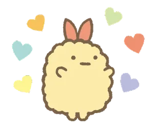 ❄️ mignon, kawaii, animal, dessin animé, coeurs, adorable telegram sticker