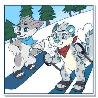 ⛷ whatsapp sticker
