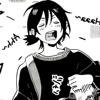 🌼 うあああ Anime, Manga, müde, gähnend, schläfrig telegram sticker