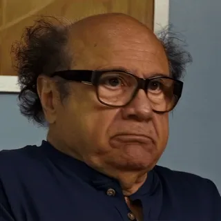 🙂 Danny DeVito Schauspieler, Komiker, Brille, Fernsehen whatsapp sticker