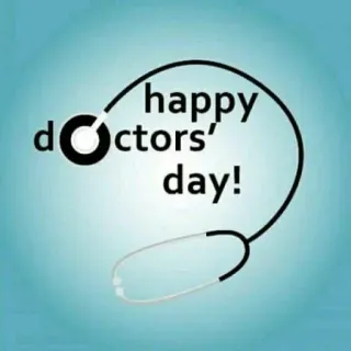 👩‍⚕ happy doctors' day! doctors, medicine, stethoscope, happy, greeting telegram sticker