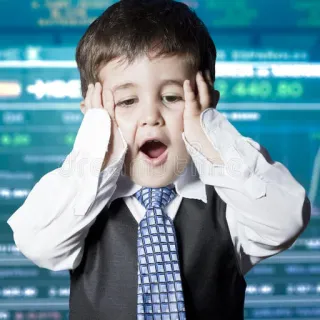 😱 child, boy, suit, business, shocked telegram sticker