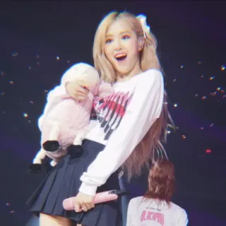 🥧 BLACKPINK Rose, Blackpink, K-pop, Cantora, Idol, Música telegram sticker