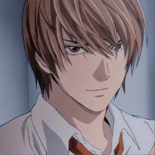 🌟 Light Yagami Death Note anime, character, Death Note, Light Yagami telegram sticker