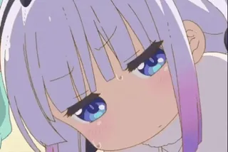 🤯 Kanna Kamui Miss Kobayashi's Dragon Maid Kanna, Anime, Süß, Kawaii, Drache, Maid, Miss Kobayashi, Kanna Kamui telegram sticker