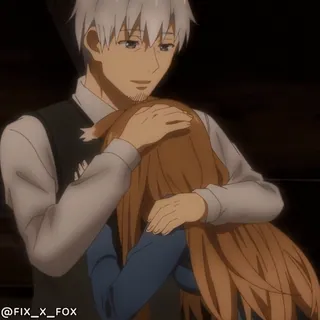🤗 Kraft Lawrence and Holo Spice and Wolf @FIX_X_FOX whatsapp sticker