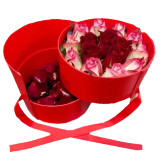 💐 Rosen, Blumen, Geschenk, Rot, Strauß, Romantisch telegram sticker