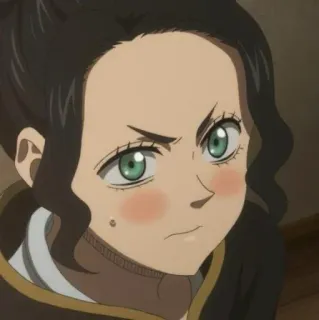 👑 Vanessa Enoteca Black Clover Anime, Black Clover, Vanessa Enoteca, Lindo, Fanart telegram sticker