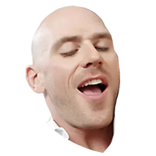 😉 Johnny Sins ดาราหนังผู้ใหญ่, หัวล้าน, นักแสดง, มีม telegram sticker