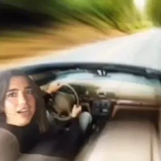 🚗 вождение, автомобиль, дорога, скорость, женщина, путешествие, пассажир telegram sticker