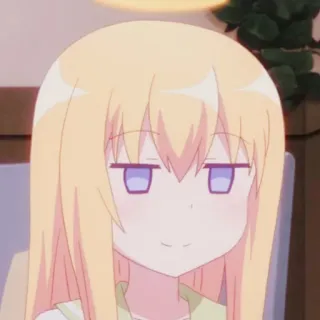 🕸 anime, dziewczyna, manga, postać, blondynka telegram sticker