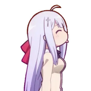 😝 anime, ragazza, carino, adesivo telegram sticker