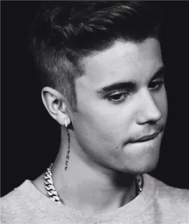 🙄 Justin Bieber cantor, pop star, celebridade, músico, retrato telegram sticker