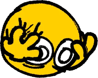 😨 Emoji, Olhando, Expressão, Engraçado whatsapp sticker