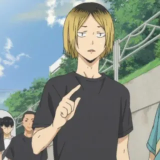🏐 Kozume Kenma Haikyuu!! Anime, Garçon, Haikyuu, Kenma, Kozume, nerveux telegram sticker