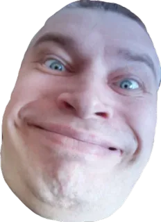 🙃 Kopf, Gesicht, Mann, Porträt, Ausdruck, Meme telegram sticker