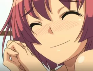 ☺️ Anime, Sorriso, Felice, Ragazza telegram sticker