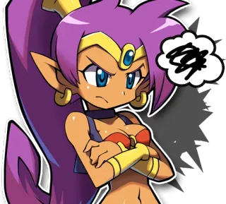 😠 Shantae shantae, Cartoon, Figur, Wütend, Frustriert whatsapp sticker