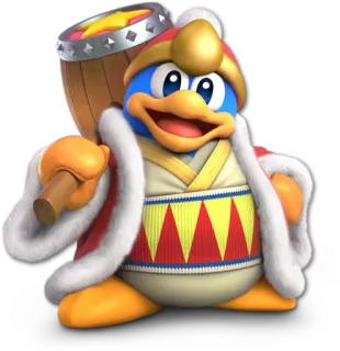 🐧 King Dedede King Dedede, Nintendo, Kirby, Videogame, Personage telegram sticker