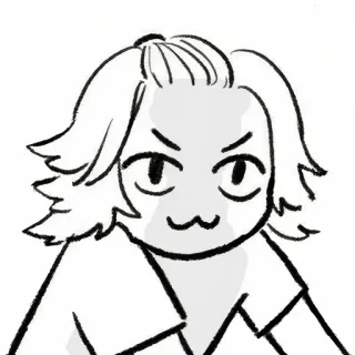 😈 Manjiro Sano Tokyo Revengers Аниме, Манга, Мандзиро Сано, Майки, Токийские Мстители, Злой telegram sticker