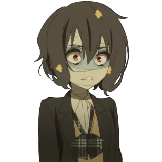 😨 Аниме, Зомби, Персонаж, Милый, Девушка, Zombieland Saga telegram sticker