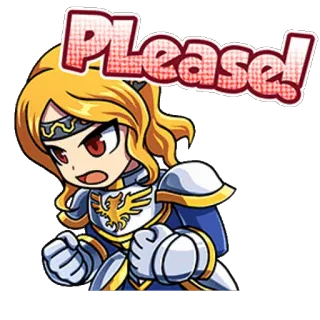👬 Please! Phim hoạt hình, Anime, Yêu cầu, Van xin, Làm ơn telegram sticker