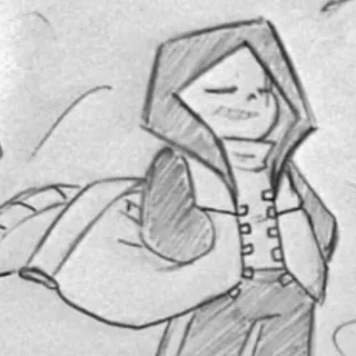 😏 Sans skeleton, hoodie, undertale, video game, character telegram sticker