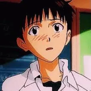 🌟 Shinji Ikari Neon Genesis Evangelion Anime, Manga, Evangelion, Shinji Ikari telegram sticker